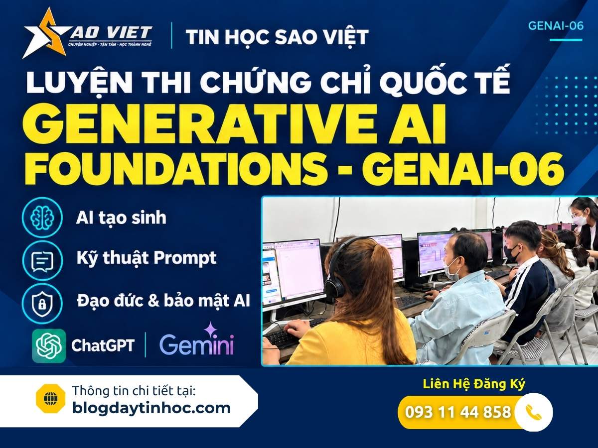 Luyện Thi Chứng Chỉ Quốc Tế Generative Ai Foundations 