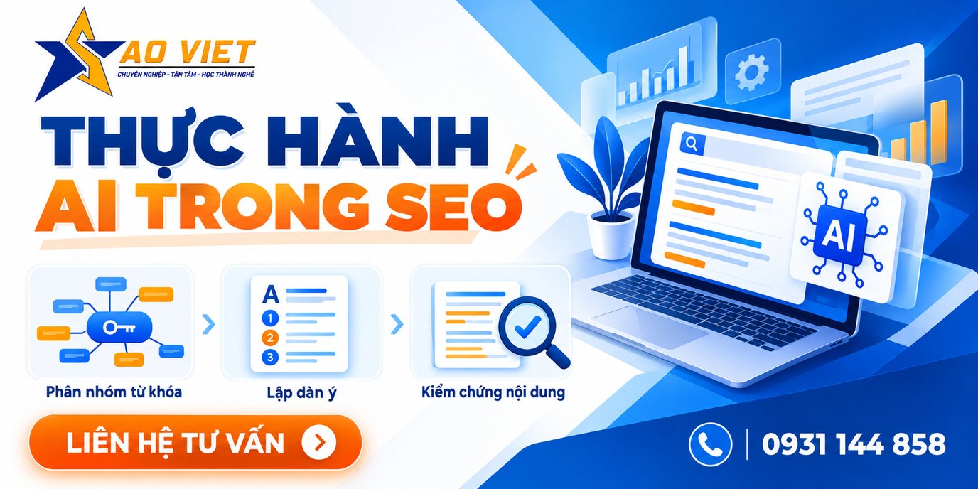 Thực hành từ khóa, dàn ý và biên tập nội dung có kiểm chứng