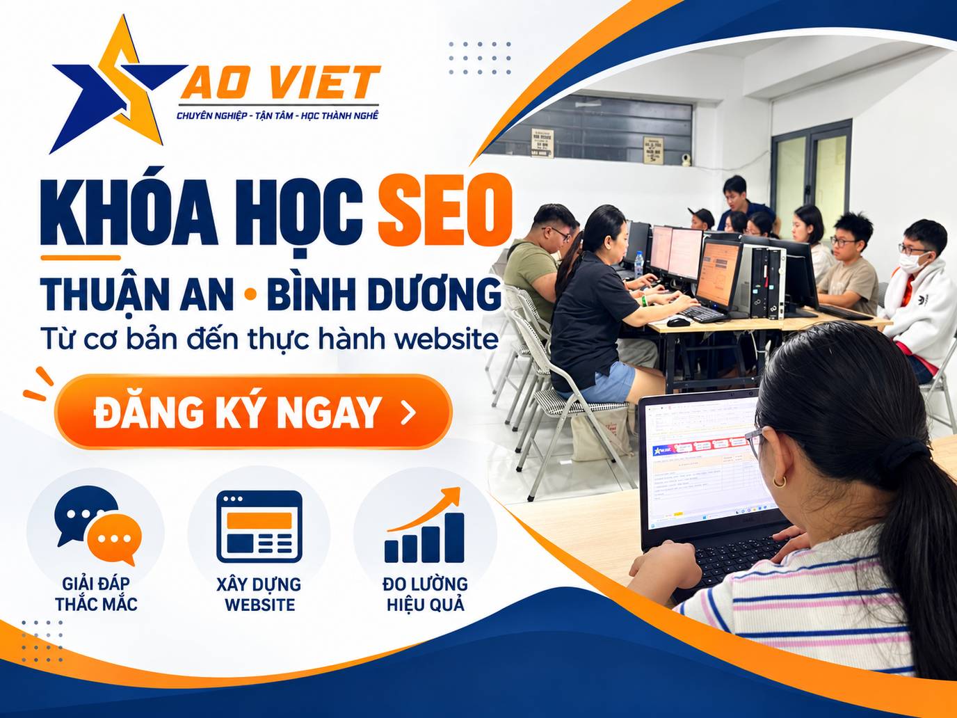 Khóa học SEO tại Thuận An Bình Dương – từ cơ bản đến thực hành website