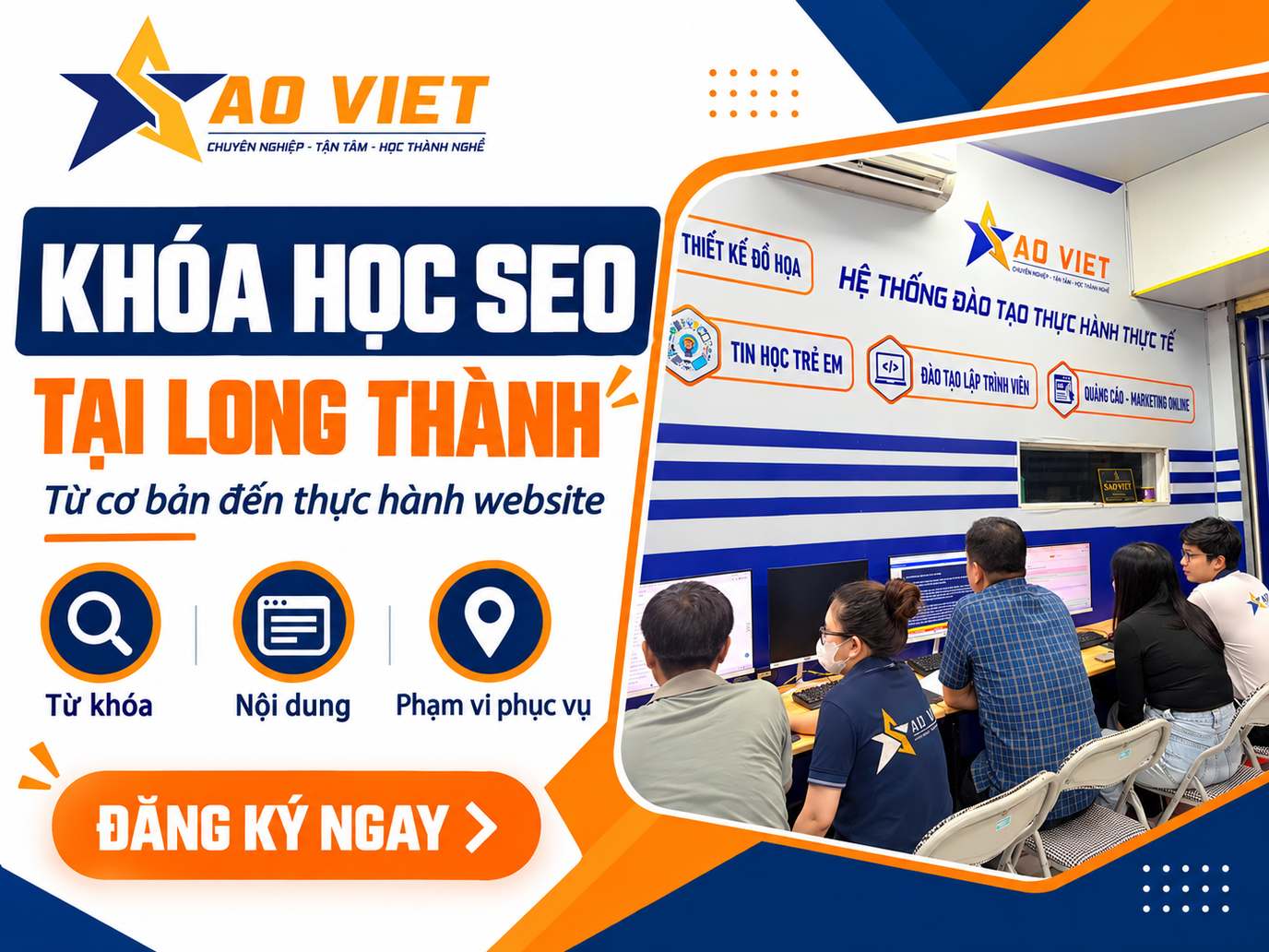 Khóa học SEO tại Long Thành – từ cơ bản đến thực hành website