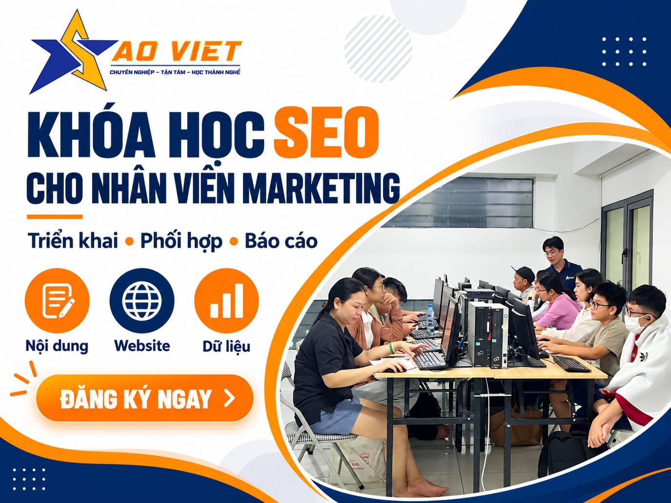 Khóa học SEO cho nhân viên marketing – triển khai và báo cáo