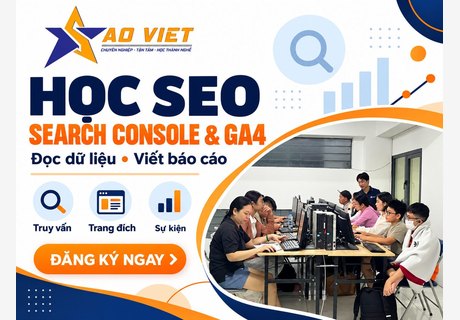 Học SEO Với Search Console Và GA4 – Đọc Dữ Liệu, Viết Báo Cáo